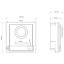 2МП IP-відеопанель Hikvision DS-KD8003-IME1(B)/Flush/Europe BV